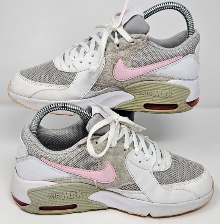 Nike Air Max Excee White Pink Gray CD6894-108 Sneaker Womens Girls Size 4.5Y