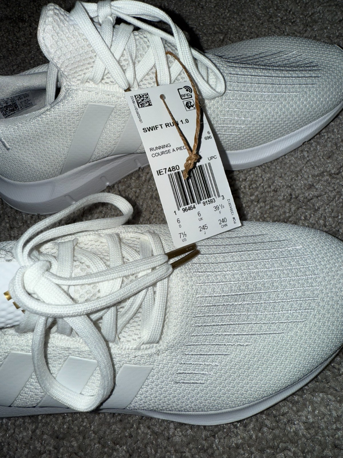 Size 7.5 – adidas Swift Run 1.0 Cloud White W