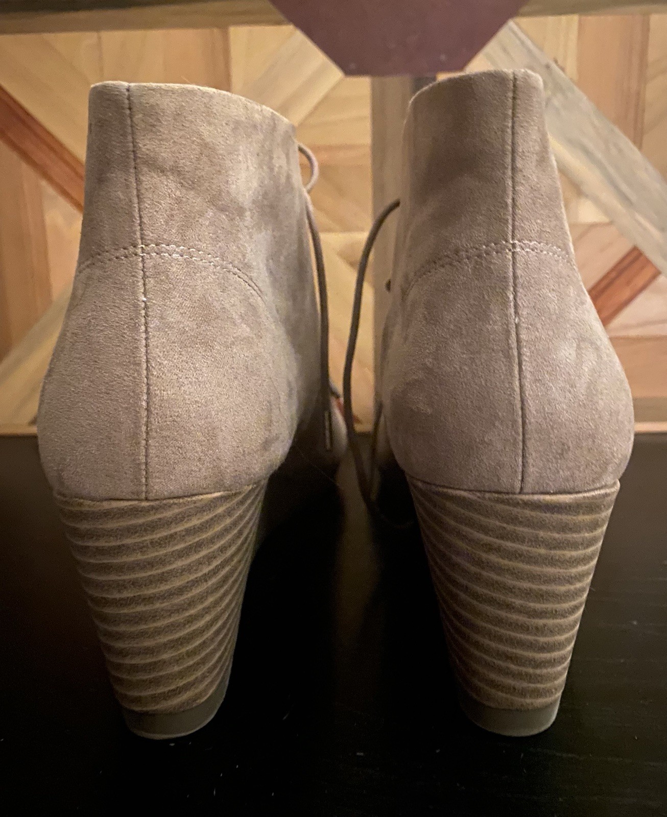 Dr. Scholl’s Women’s Wedge Bootie Dakota Harlow Aurora Tan Beige Size 10