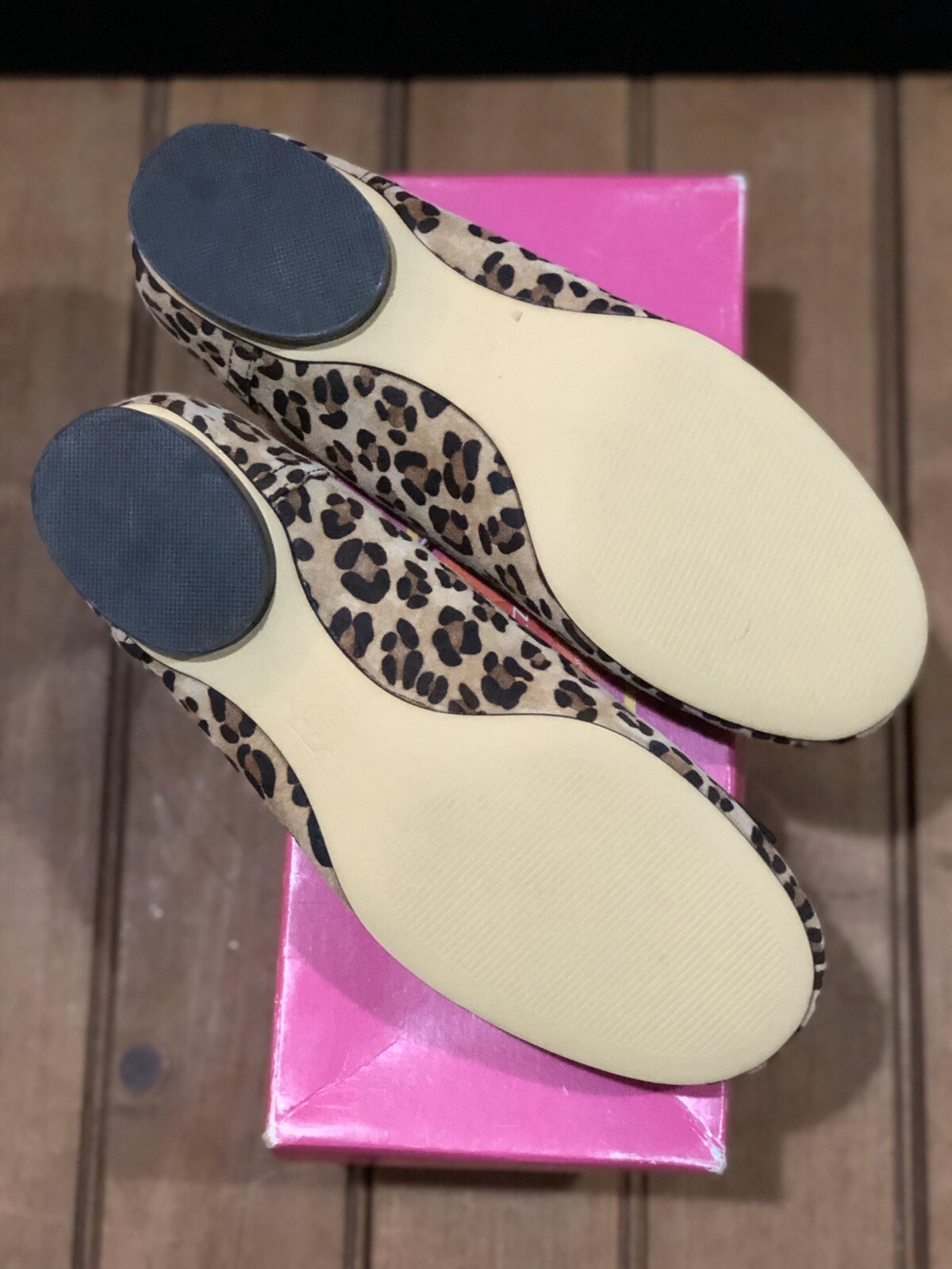 NIB ISAAC MIZRAHI for Target Cheetah Print Bow Accent Ballet Flats Valentina 8
