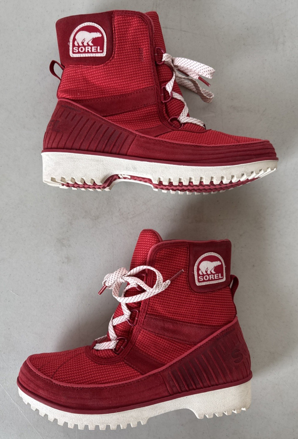 Sorel Red Fall / Winter Hiking Boots NL2212675, Women’s Size 10, Good Condition!