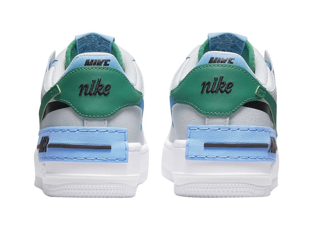 Nike W AF1 Shadow Photon Dust/Malachate-Black Size 6.5 NWB