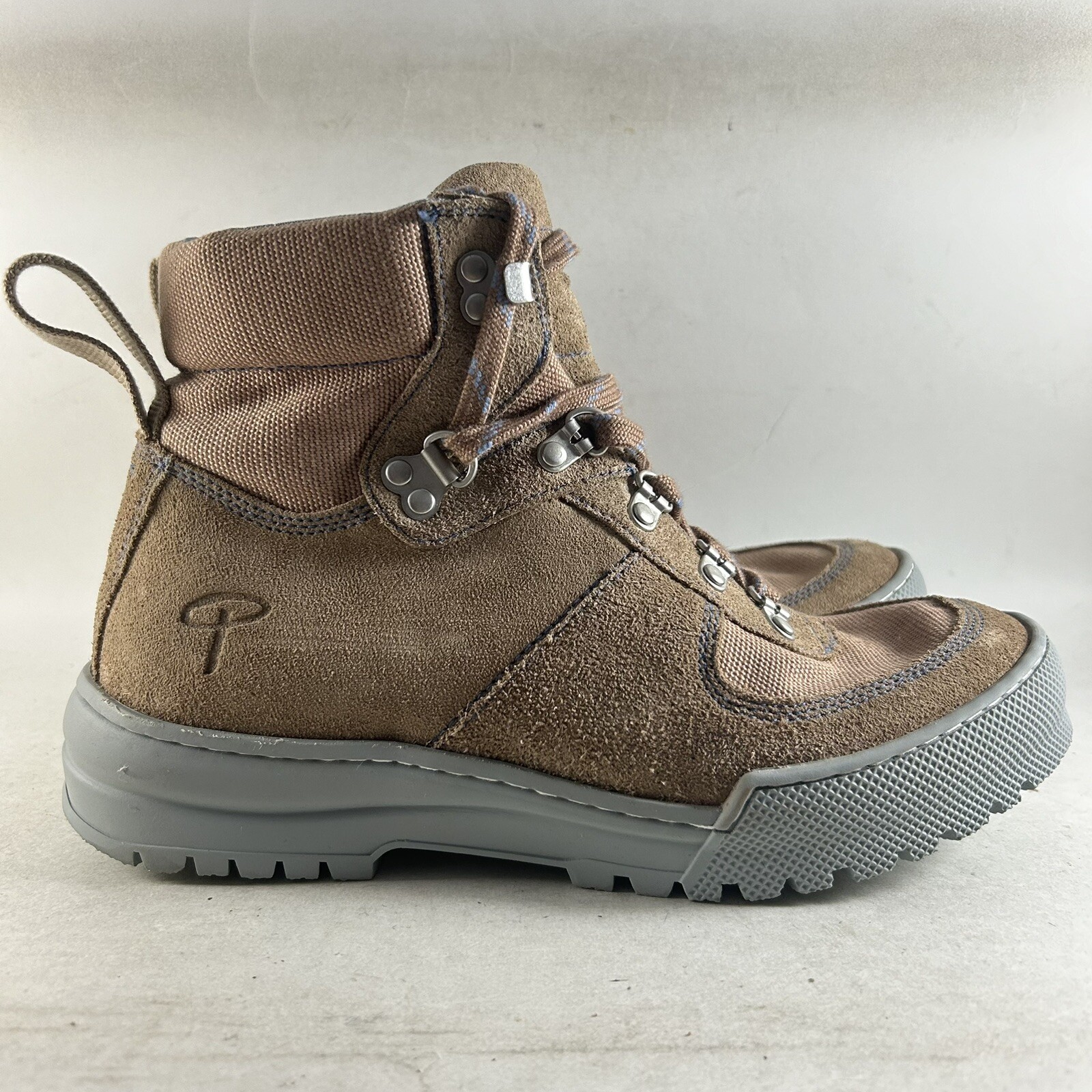 Erem Xerocole Lace Up Hiking Boots Stucco Brown Womens Size 8.5