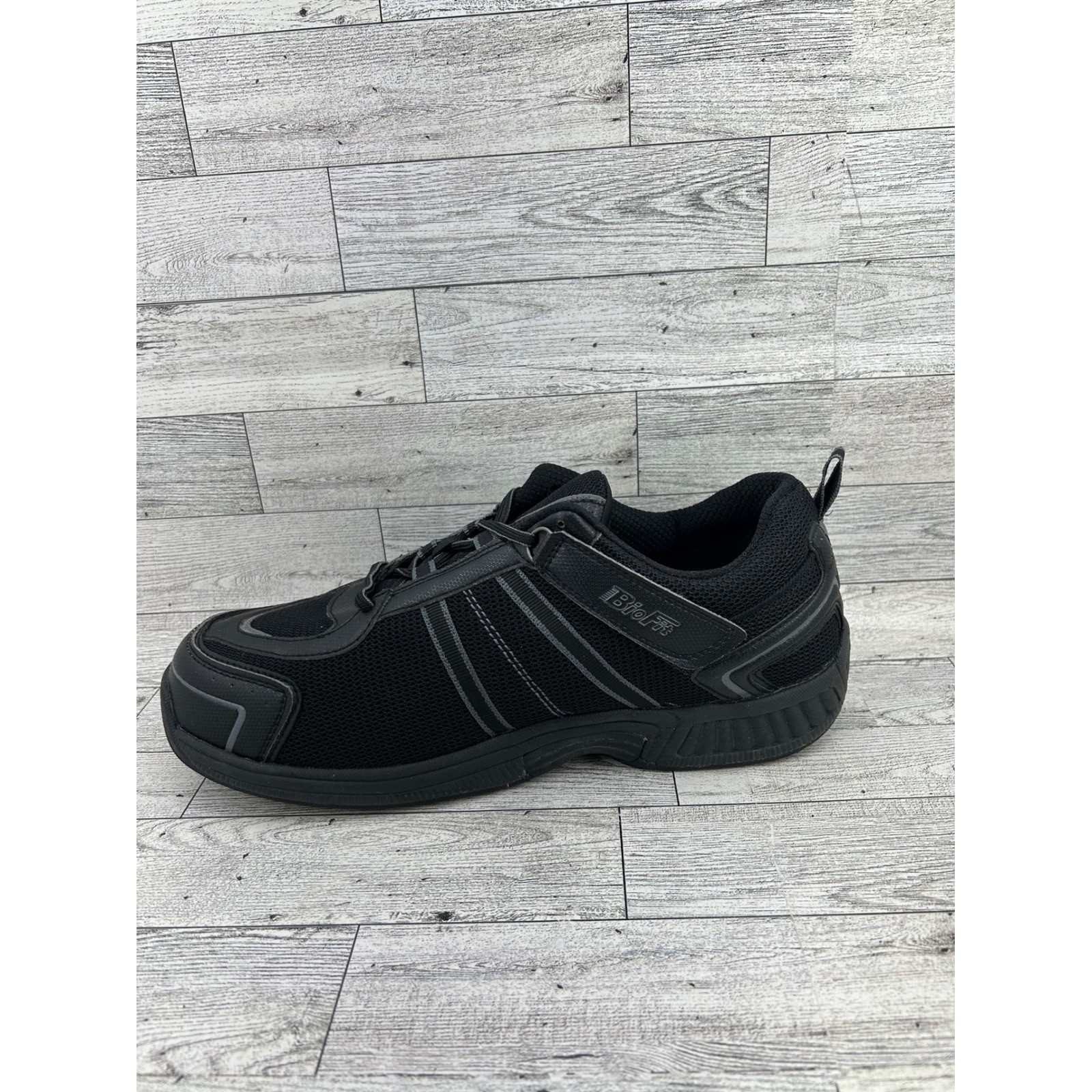 Orthofeet BioFit 911 Women 11.5D Black Lace Up Comfort Walking Shoes Sneakers