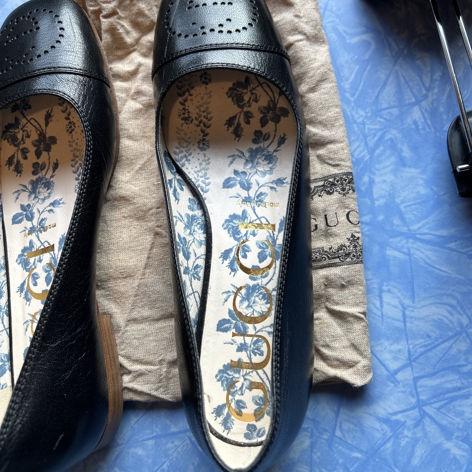 Gucci Ballet Slippers Black 371/2