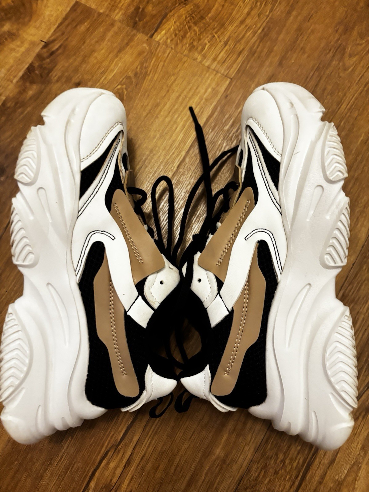 Dream Paris Platform Chunky Fashion Sneakers Womens 7.5