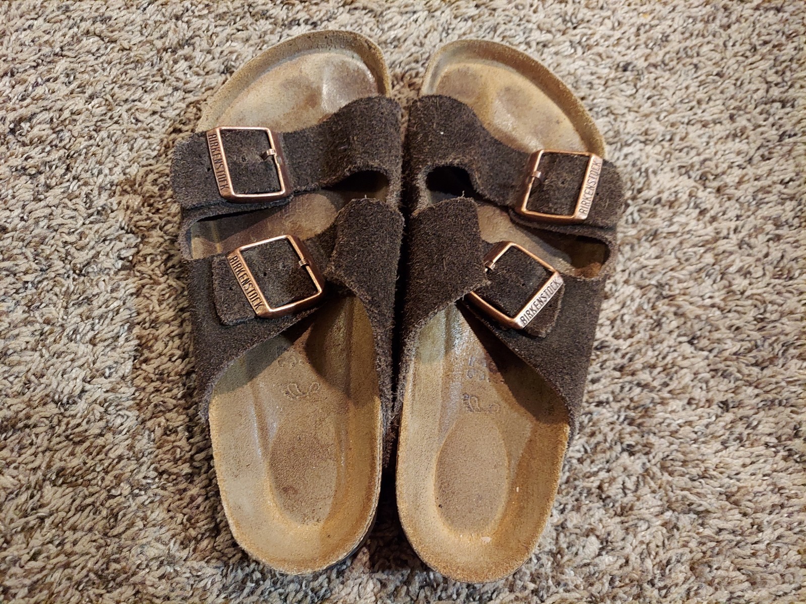 Birkenstock Brown Leather Double Strap Sandal Women’s EU37 / 24.0cm