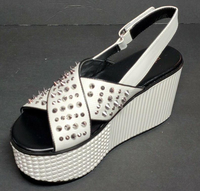 PRIMADONNA COLLECTION PLATFORM SANDALS METAL DESIGN EURO SIZE 36 PD0584 00211