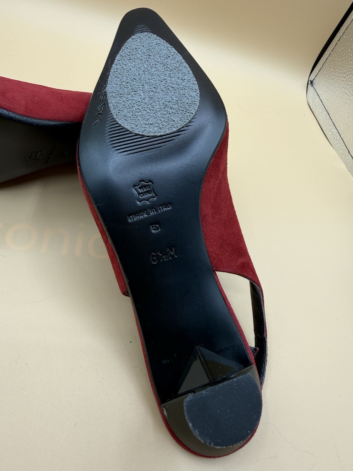 Via Spiga Women Shoes Made Italy Size 6 1/2 Hills 2 1/2 SKU 0149