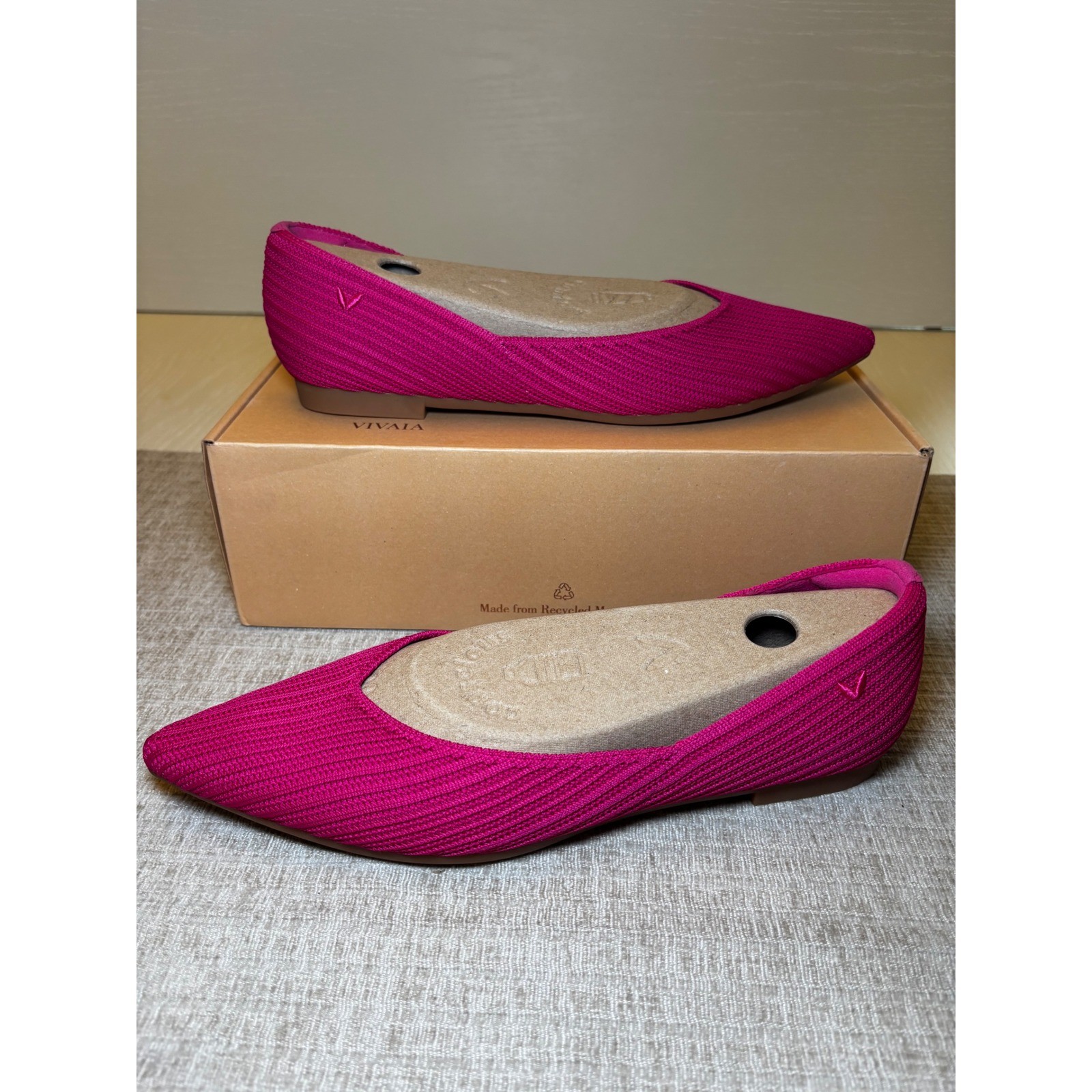 VIVAIA Pointed-Toe D’Orsay Flats (Melia) – EU 40 / US 9
