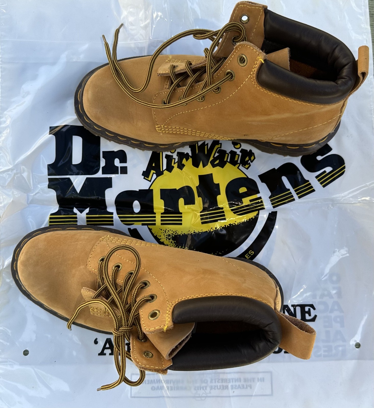 New Dr. Martens Airwair Women’s Hiking Boot. Made in England. Size 6.