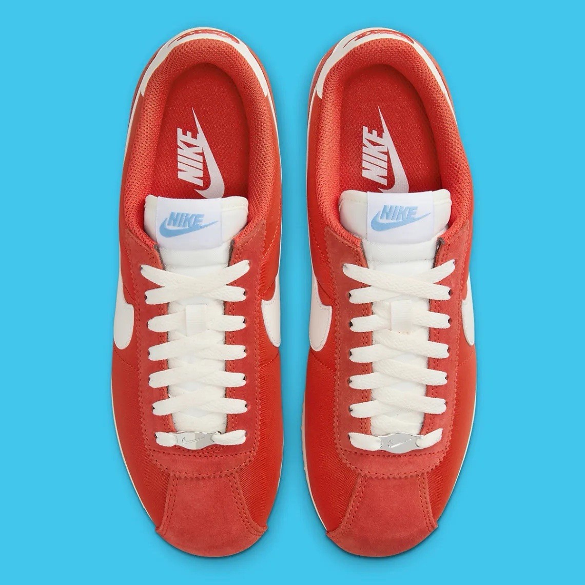 Nike Cortez Picante Red White Lace Up Casual Sneakers DZ2795-601 Women’s Sizes