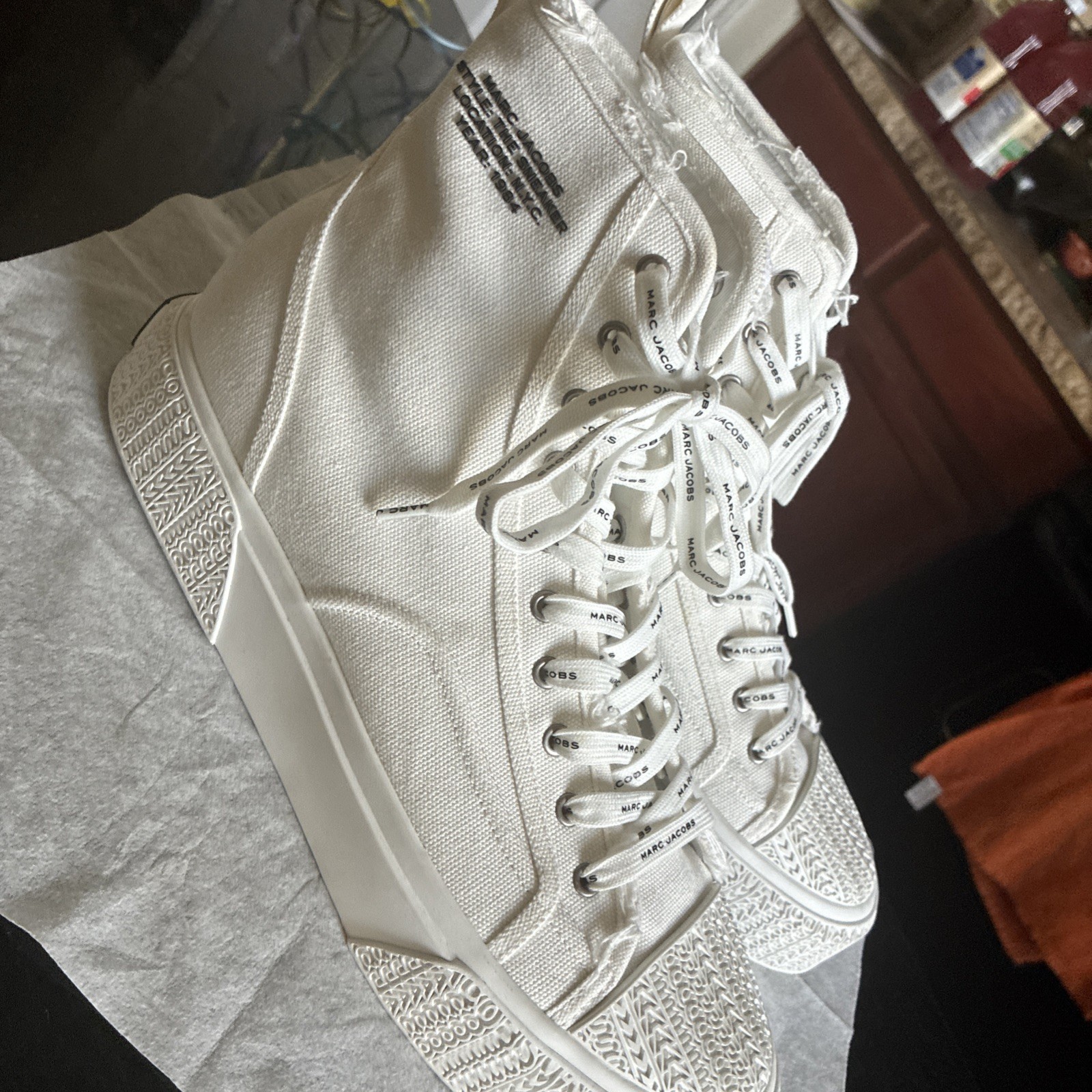 Marc Jacobs The Sneaker High Top Size 44, W14, M11 New Pair