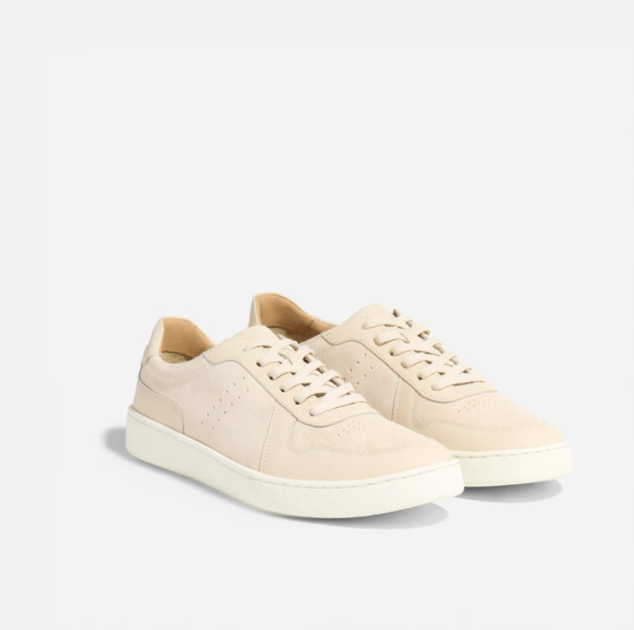 AUTH Nisolo Bria Go-To Court Sneaker Women’s White Leather Comfort Casual Shoes