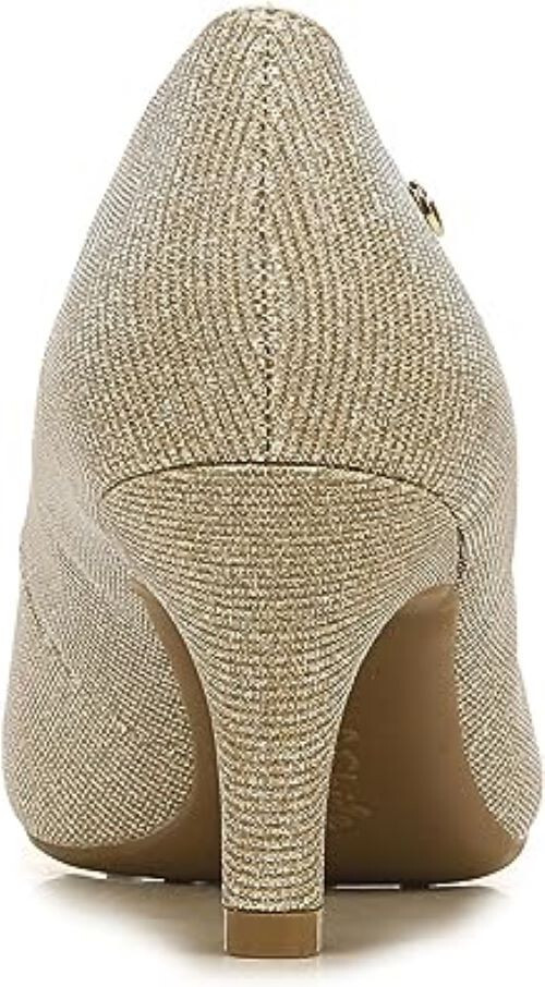 LifeStride Size 10W Parigi Platino Fabric Pump Leather-And-Synthetic