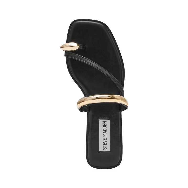 Steve Madden Women’s Toe Ring Sandal Size 8 Black