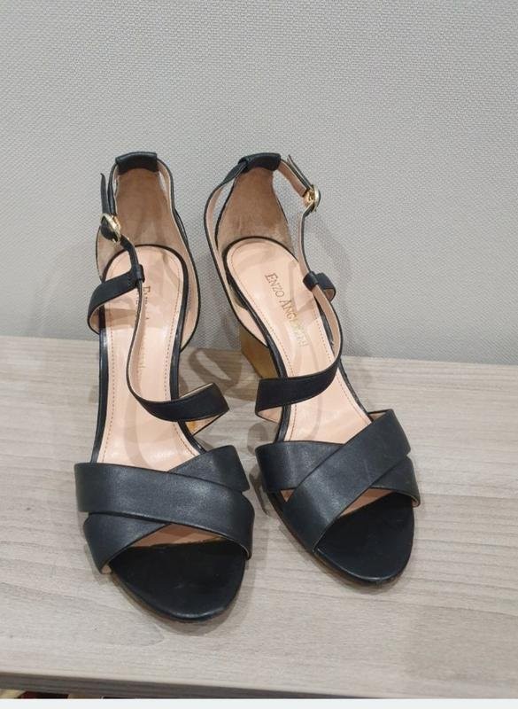 Women Michael Kors heels black leather 36 #48B8