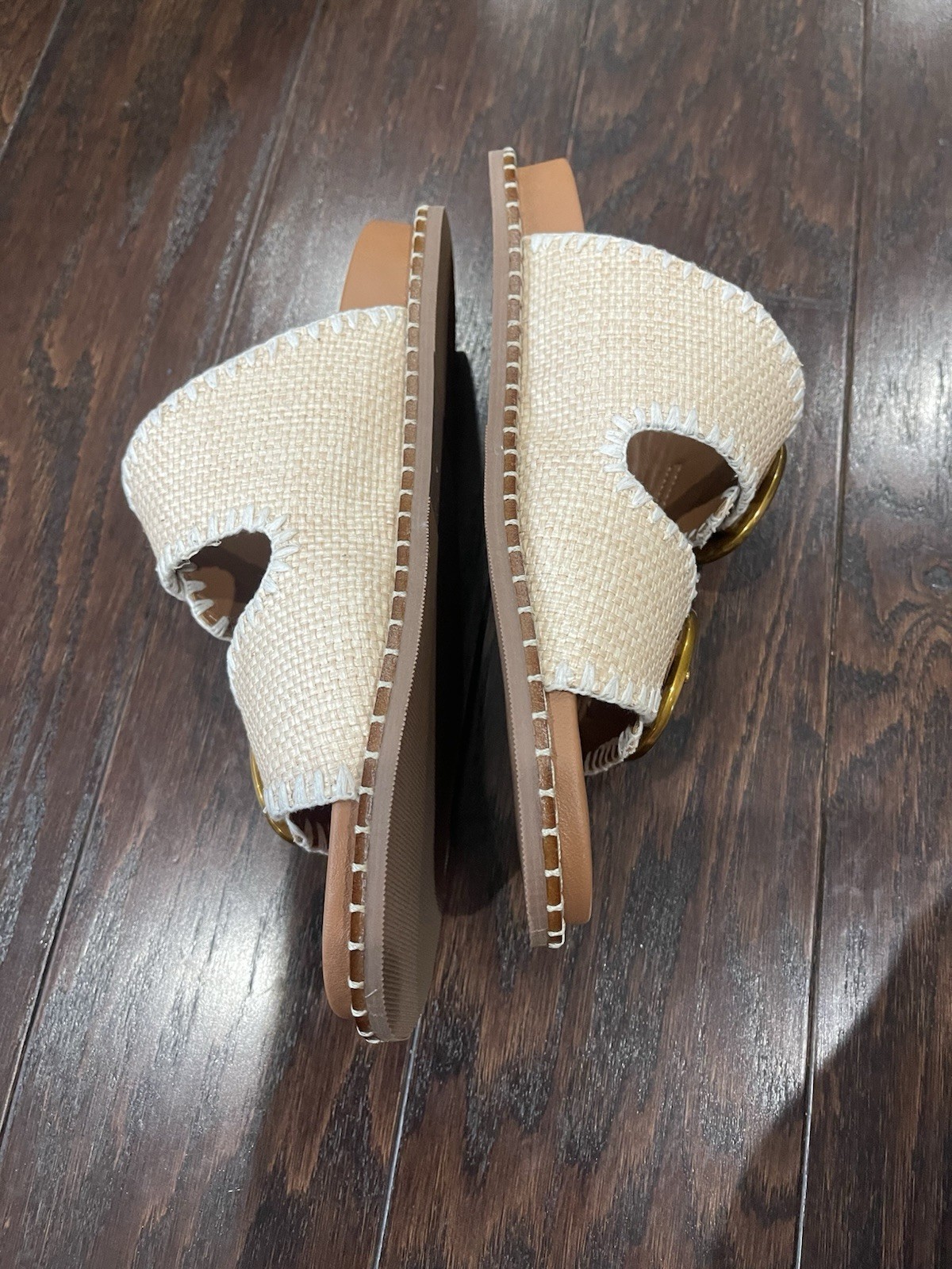 Boden Women Alberta Footbed Natural Sandal Size 40