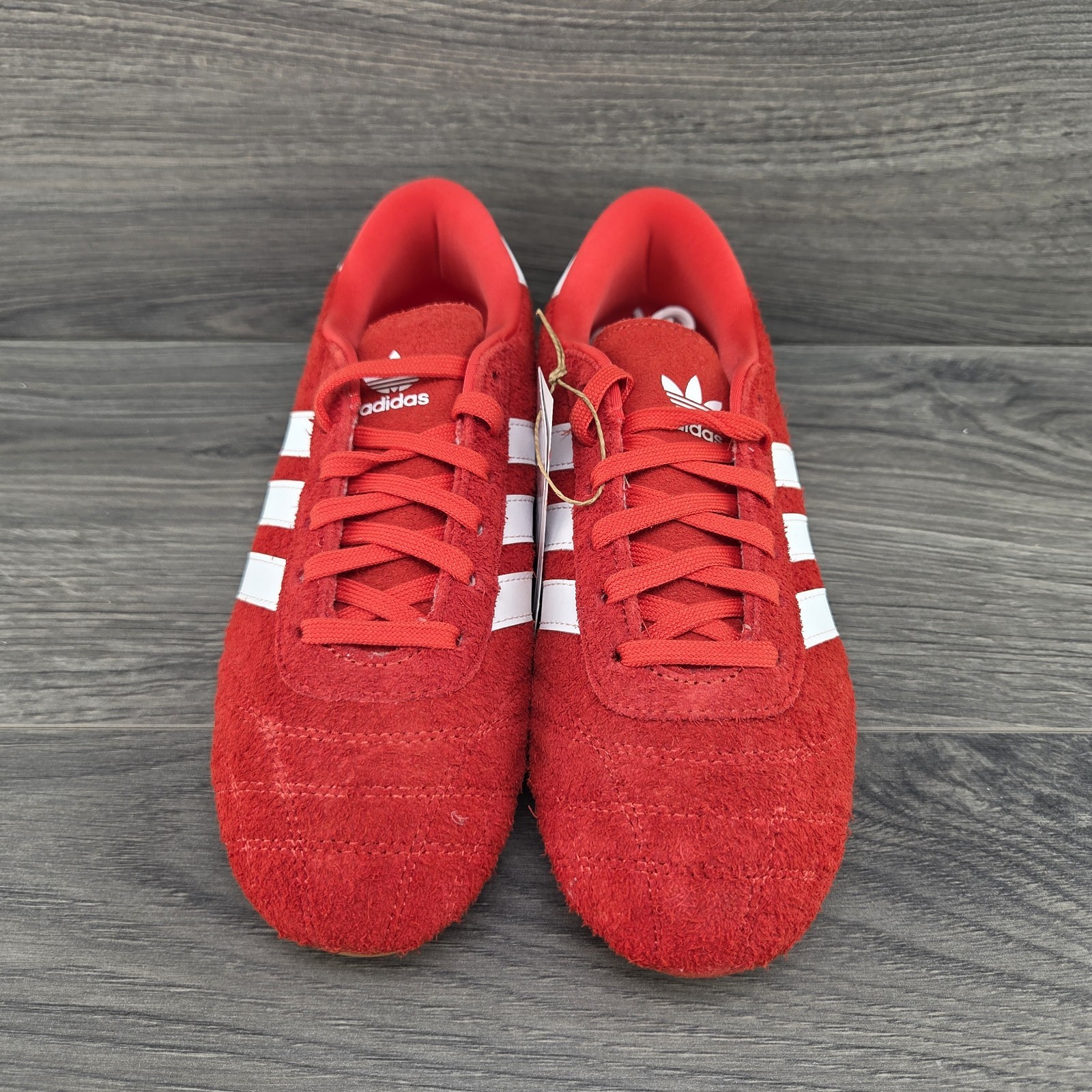 Adidas Taekwondo Size 8 Womens Red White Gum Sneakers JS1460