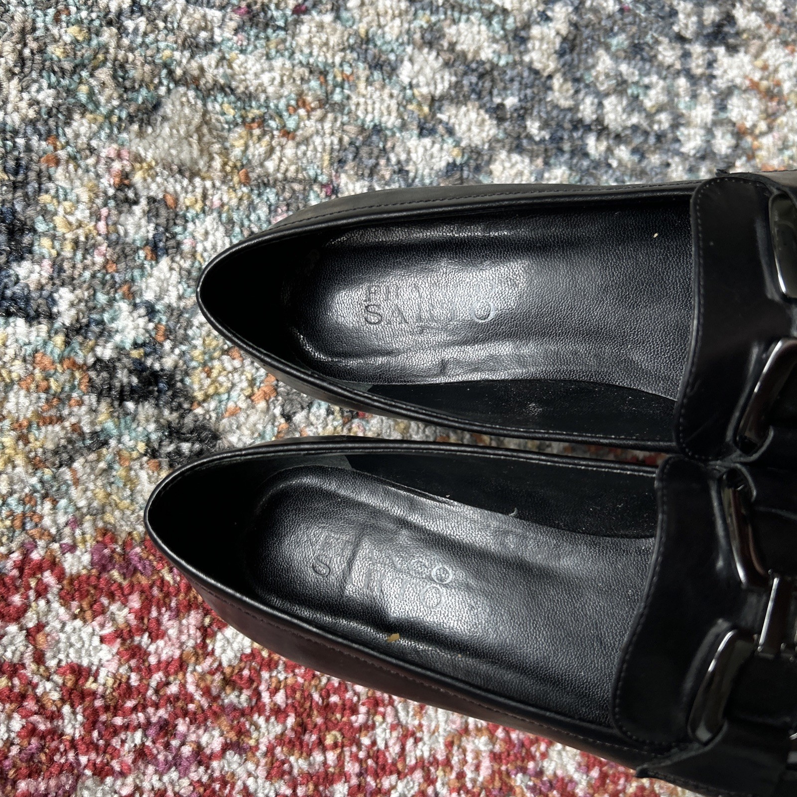 Franco Sarto Loafers Made In Brazil Leather Upper Man Made Sole Size 6M women