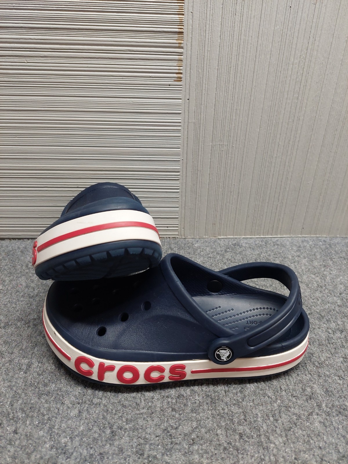 Crocs Bayaband Clogs Women Sandals 8 Blue Closed Toe Slip On Comfortable Outdoor