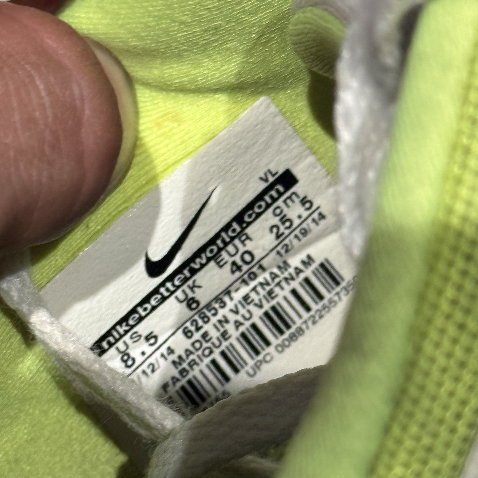 Nike Shoes Womens 8.5 Lunar Empress Golf Sneaker 628537-101 White Green