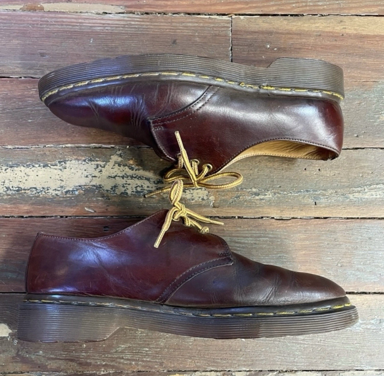 DR. MARTENS Made in England Rare 80’s 3-eye Oxfords AW 1484 – M 9, W 10|🧡🎀