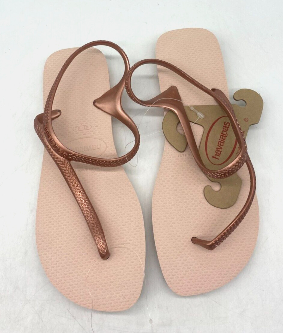 Havaianas Flash Urban Slingback Thong Sandals Wmn 11/12 – Men 9/10 Metallic Pink