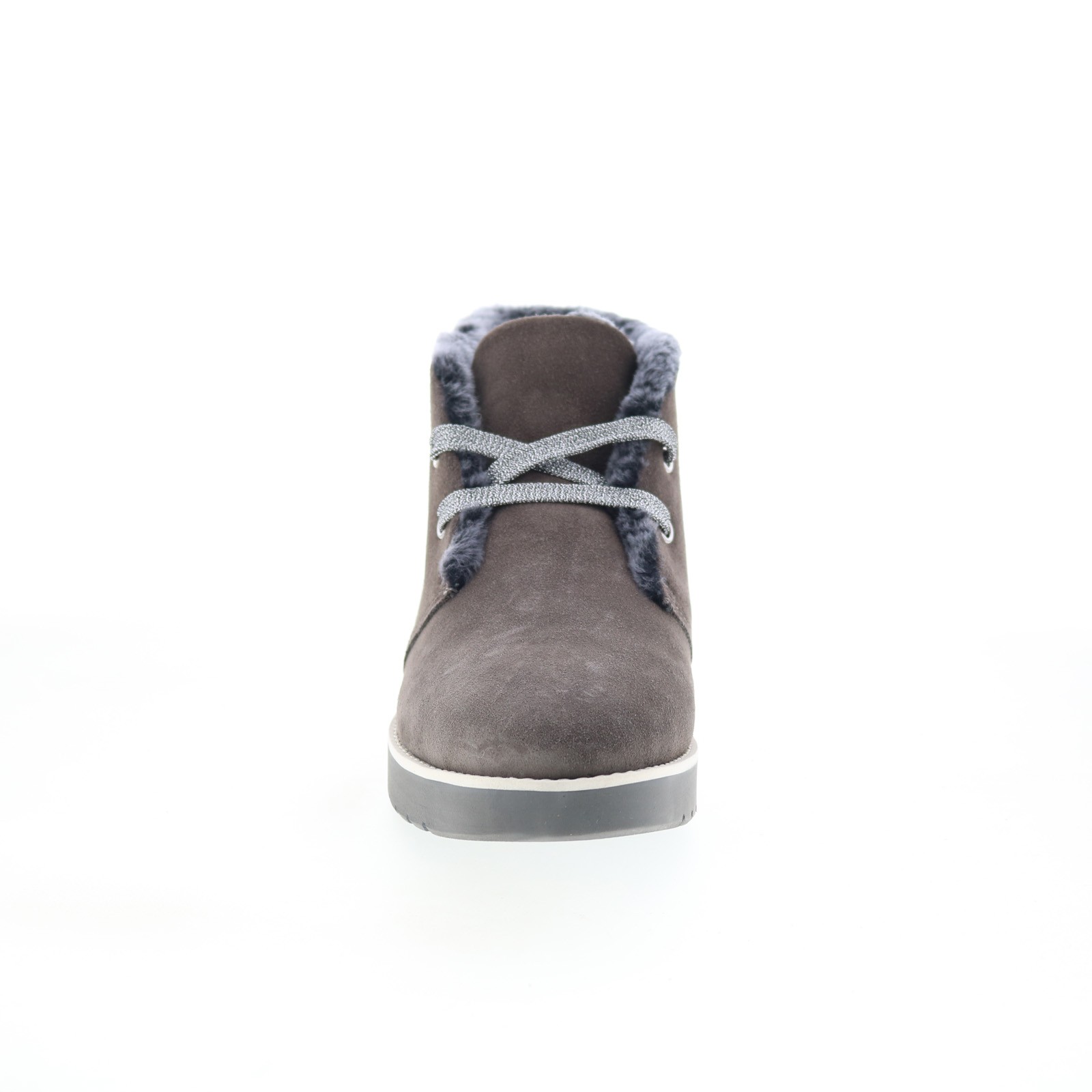Johnston & Murphy Peyton 78-19748 Womens Gray Suede Chukkas Boots 8.5