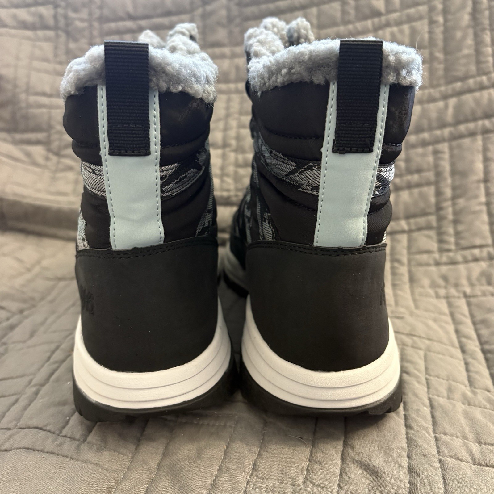 Ryka Water Repellent Warm-Lined Winter Boots Akron Black 8.5 M