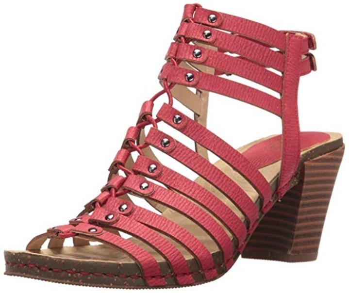 NIB Red Womens JBU by Jambu Sugar Encore Sandals Size 6.5M
