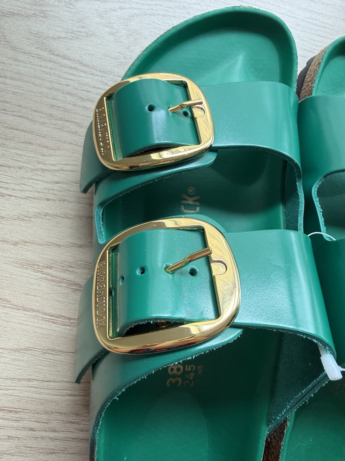 Birkenstock Arizona Big Buckle Sandals – Green! – Size 38 – See Photos