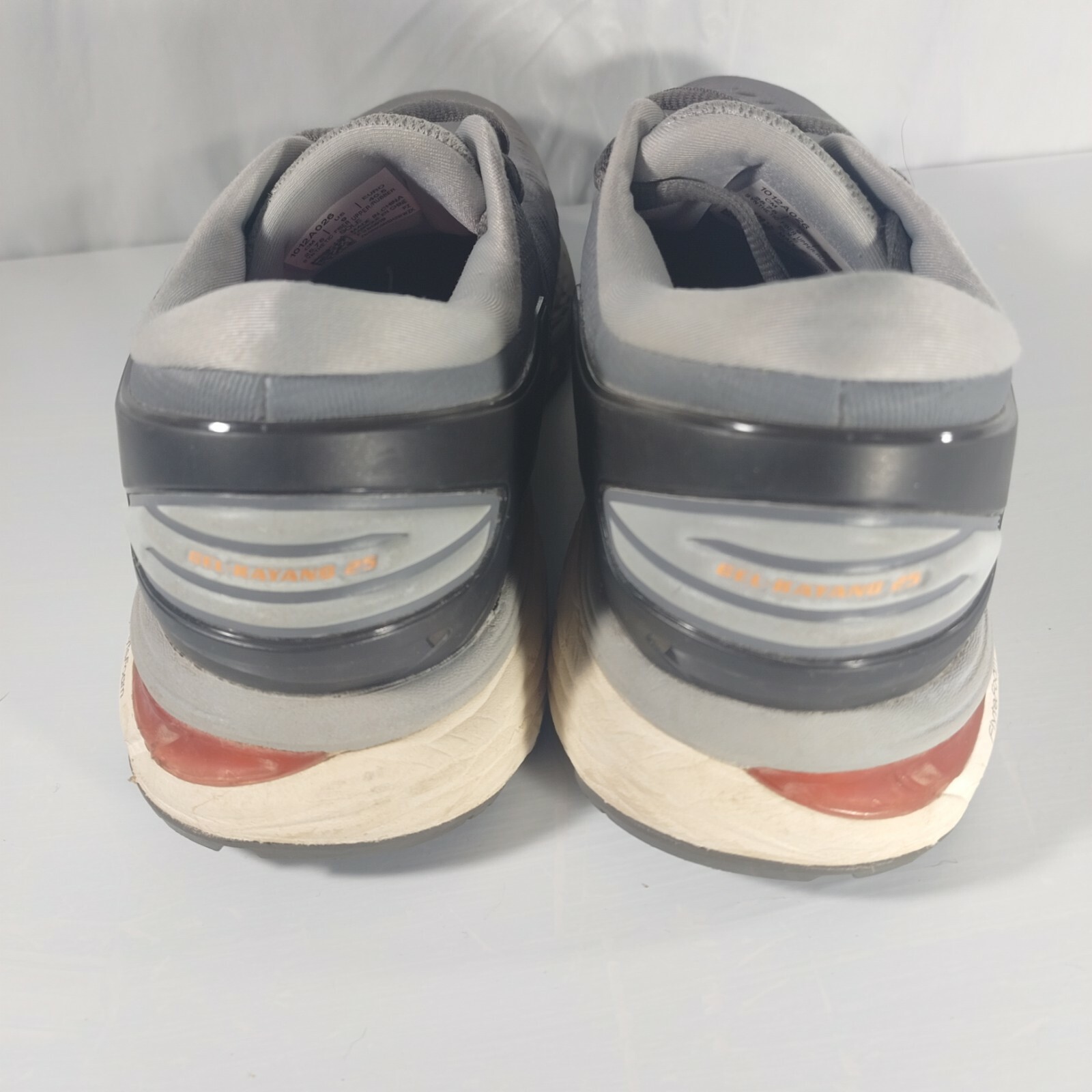 ASICS Womens 9 US Gray Gel-Kayano 25 Running Shoes 1012A026 Sneakers