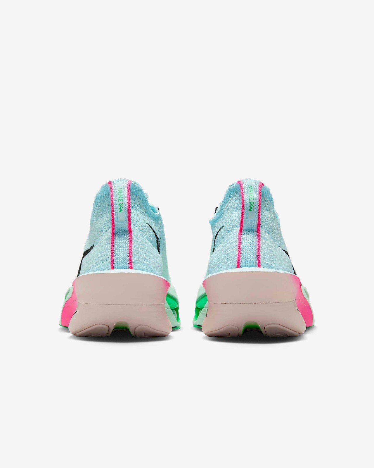 NIKE Women’s Alphafly 3 FD8315-400 Glacier Blue Mint Foam Green Shock Black