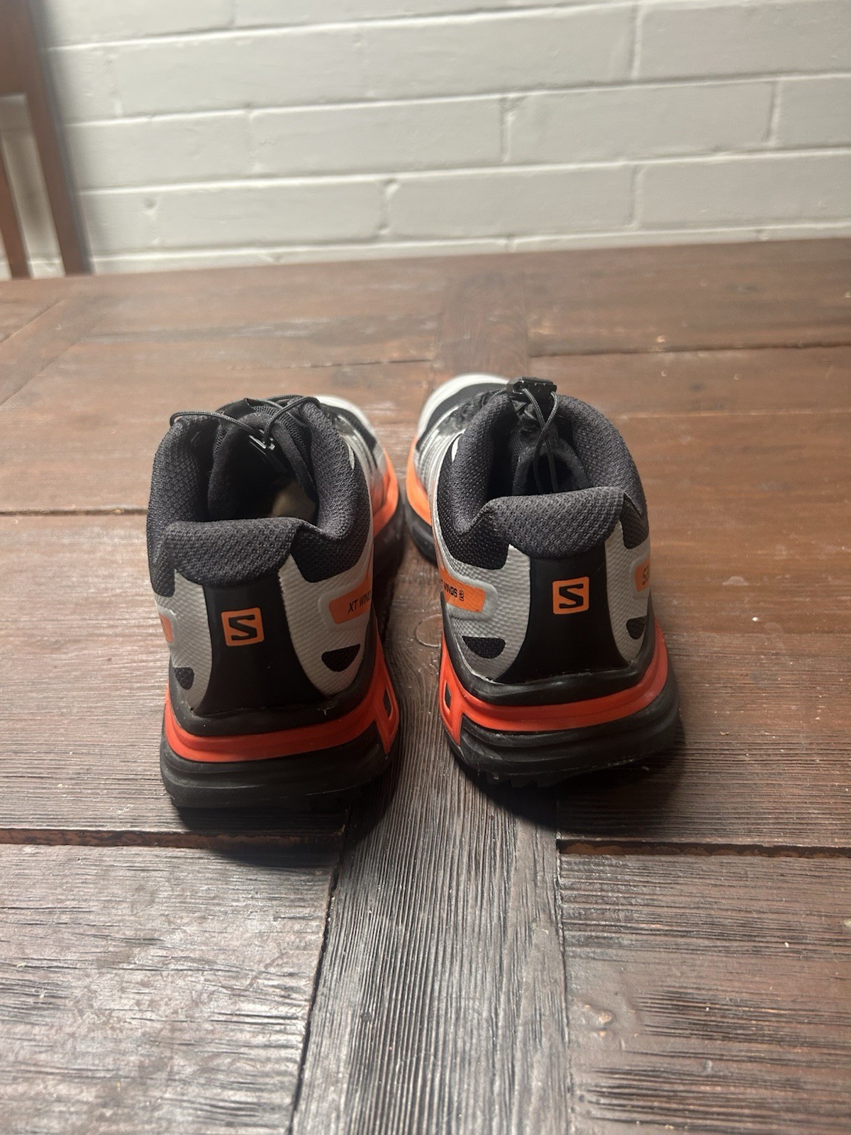 Salomon Xt Wings 2 Womens 7 Mens 6 Black Silver Orange Barely Worn