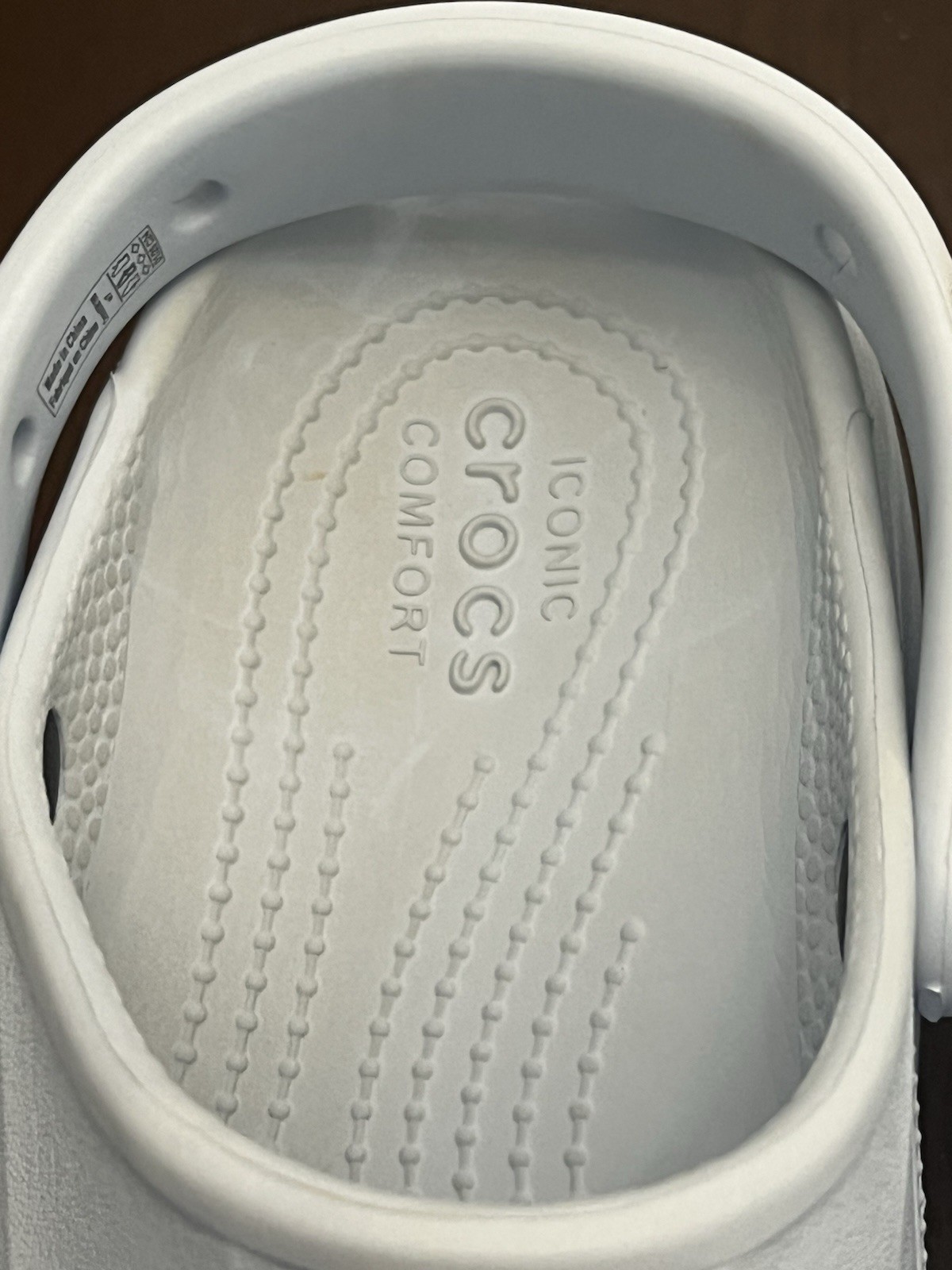 Crocs Baya Platform Clog Women 7 Mineral Blue WORN ONE TIME