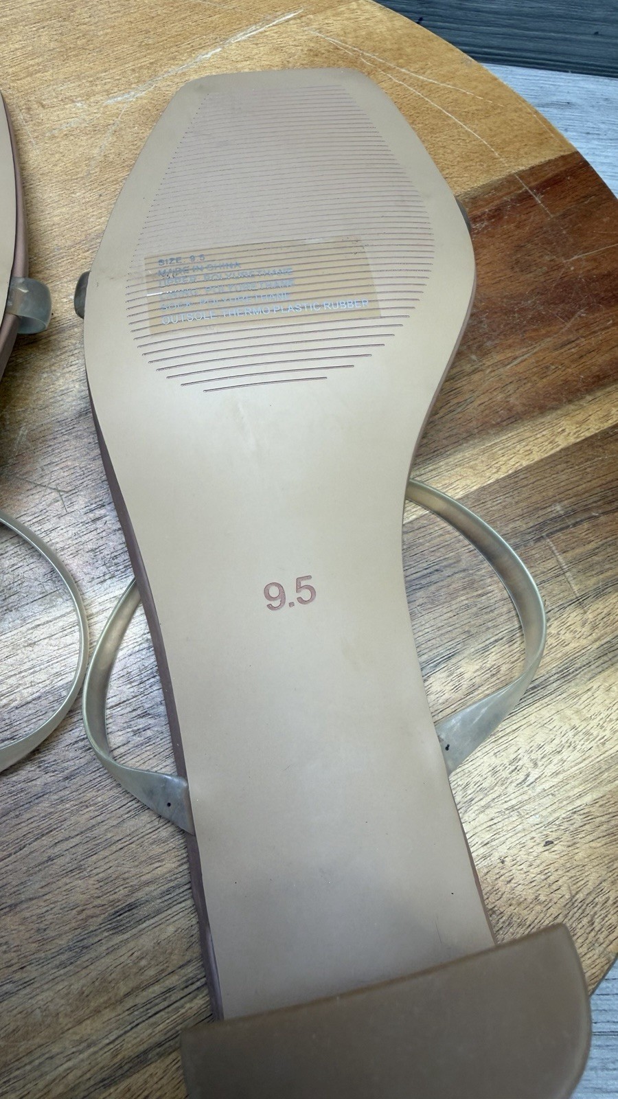 Faryl by Farylrobin Andie Womens Sandal Sz 9.5 M Natural Sand