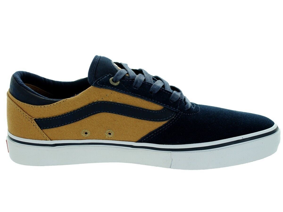 Vans Gilbert Crockett Pro Navy Tan Sneakers MEN’S 6.5 WOMEN’S 8
