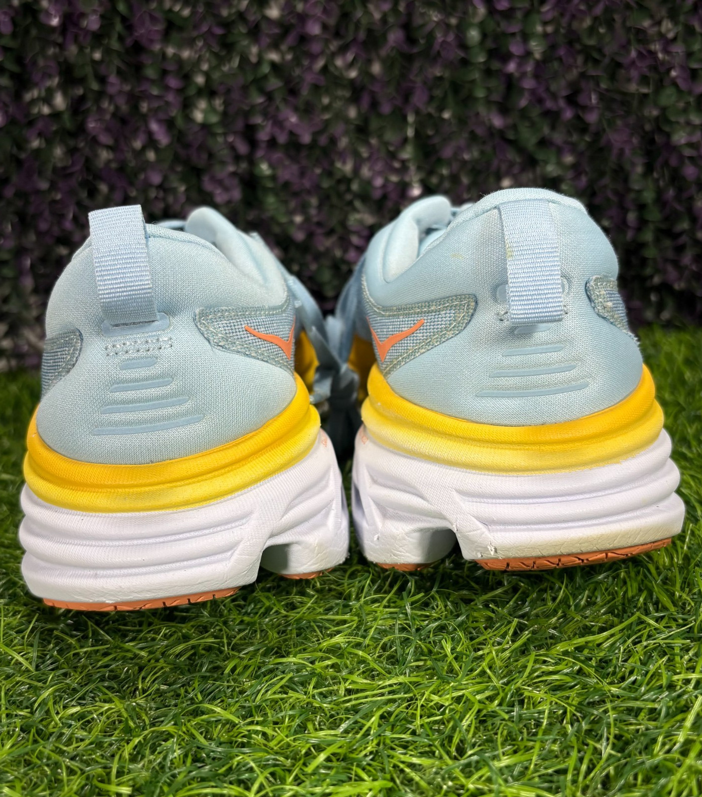 Hoka Bondi 8 Womens Size 9B Summer Song Country Air Running Shoe Sneaker Comfort