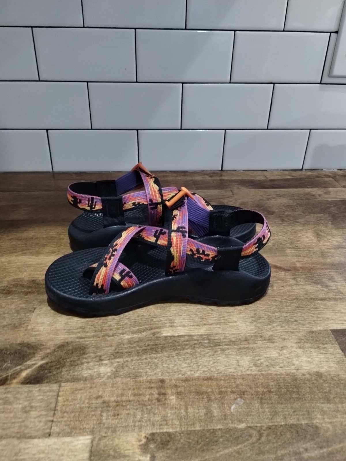 CHACO Southwestern Sport Sandal Sz5 Ankle Strap Hiking Womens Waterproof Camping
