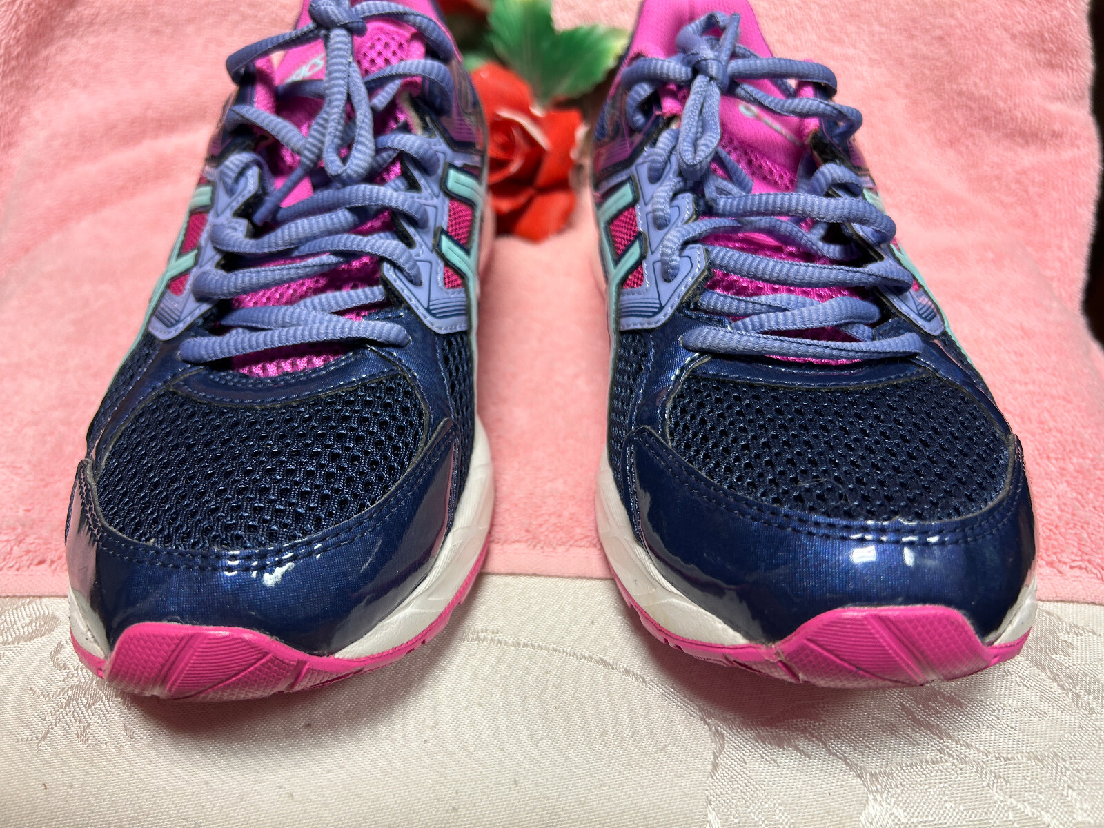 Asics-T5F9N-women-Multicolor sneakers- Sz-11. Indonesia.