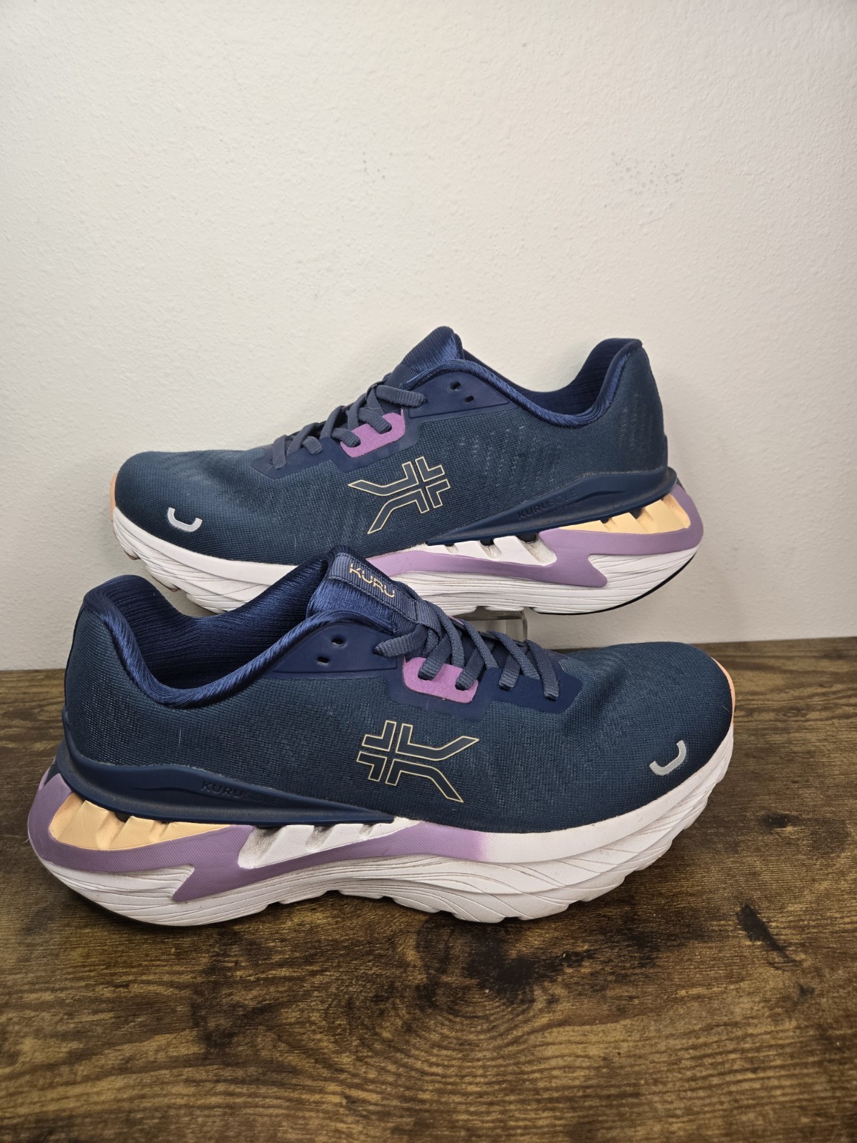 Kuru Triple Max Ion Running Comfort Sneaker Twilight Blue/Lavender Women 10.5