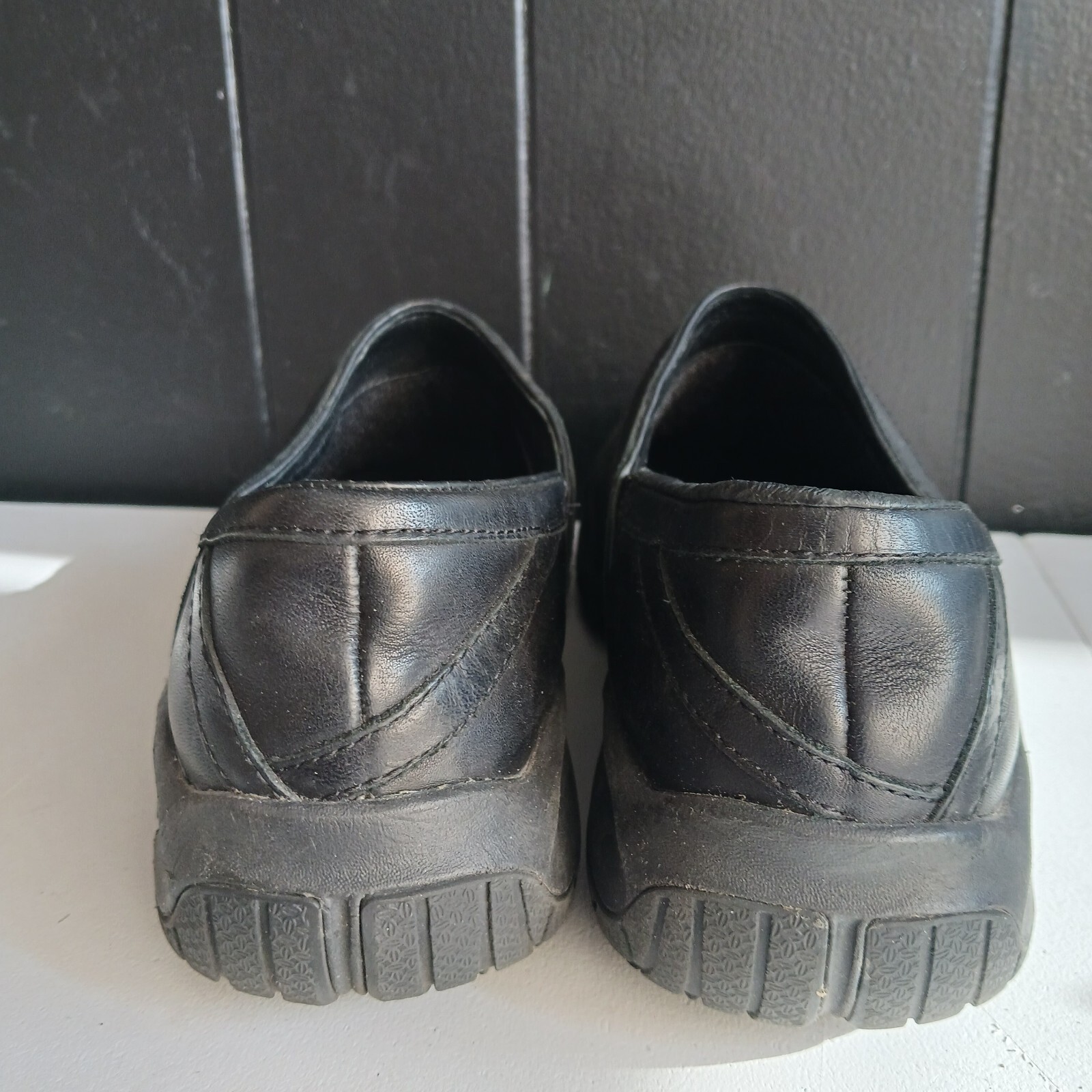 MERRELL J46732 Encore Eclipse Black Leather Clog Womens Size 7.5