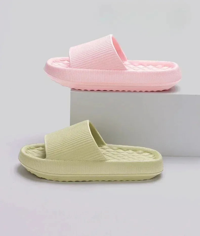 Women’s Thick Platform Cloud Slippers EVA Soft Sole Pillow Slides Summer Beach F