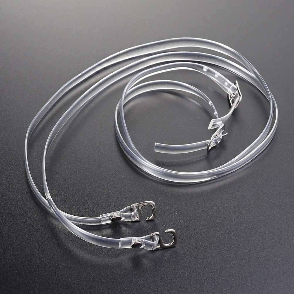 Elastic Shoe Straps for Clear Heels with Buckle