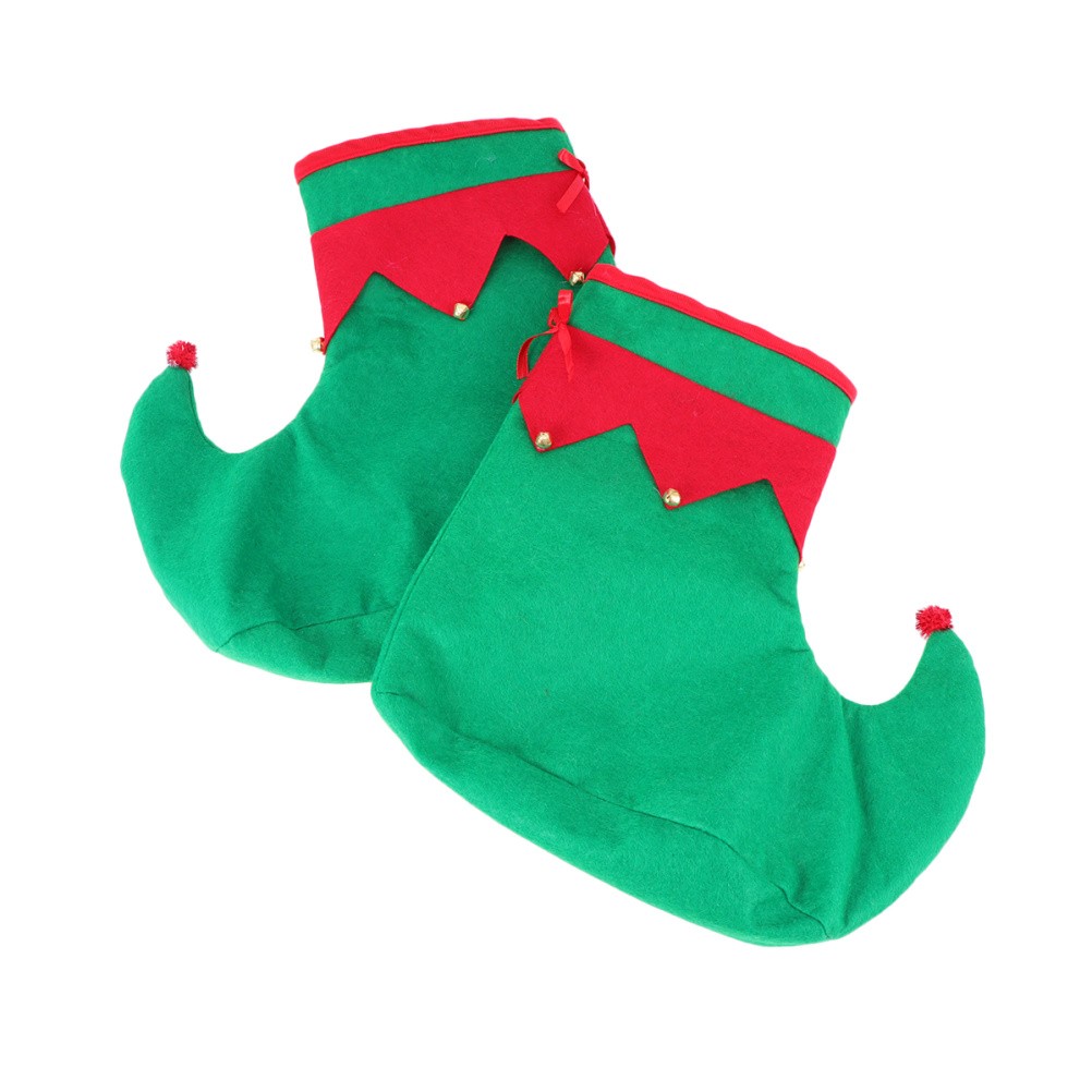 Elf Shoe Covers for Women Adult Shoes Fancy Dress Clown Accessories