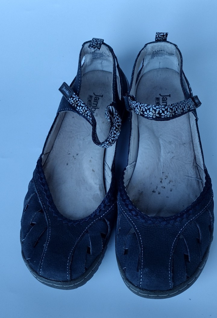 Jambu Apple Blossom Red Mary Jane Flats leather Sandals women’s Size 8