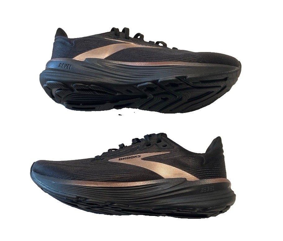 Brooks Revel 8 Women’s Size 6.5 Black/Rose Gold Running Shoes