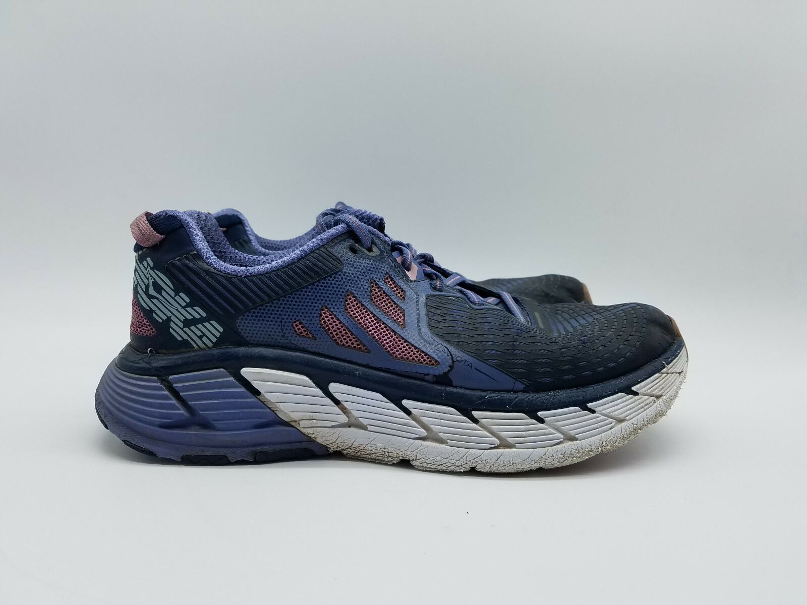 Hoka One One Gaviota Women’s Running Shoes Size 10 Blue *See description