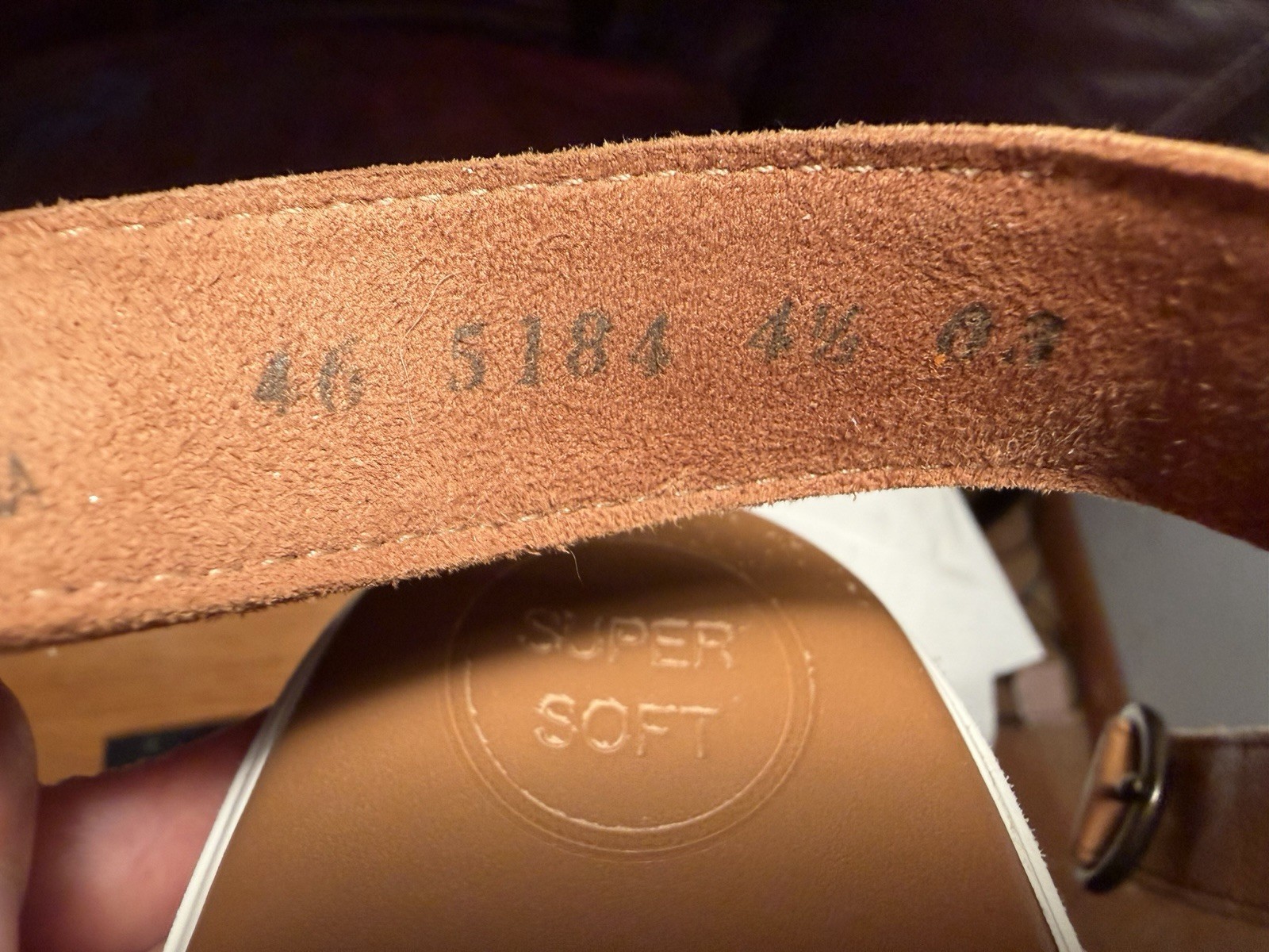 Paul Green Women’s Tan Leather Platform Wedge Sandals Size 4 1/2 UK 7 US